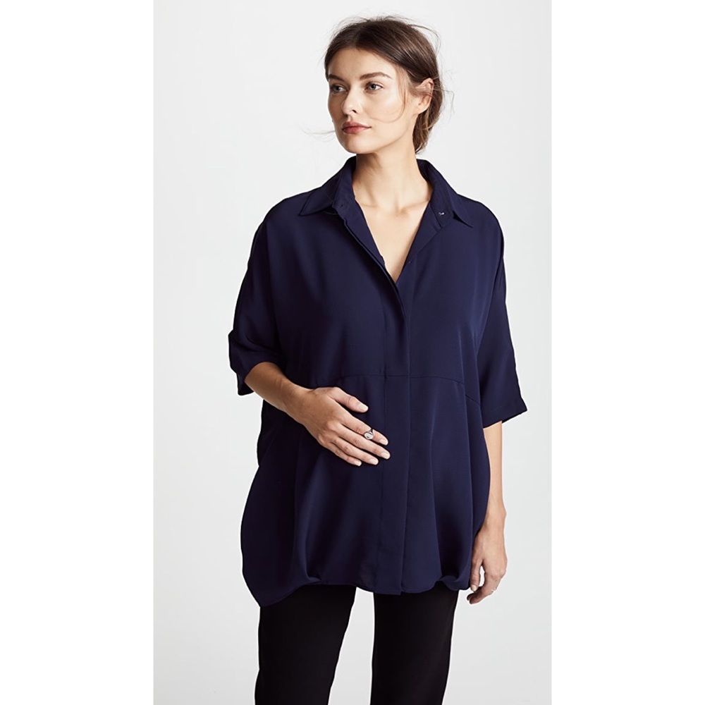 Hatch The Button Down Shirt in Navy